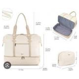 2-Piece Luxury Travel Duffle Set with Toiletry Bag