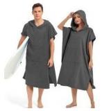 Quick-Dry Hooded Towel Poncho