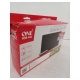 One For All 16424 Amplified Indoor Flat HDTV Antenna, 1080P 4K