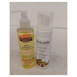 Palmers Cleansing Oil And Ecolatier Foam Facial Cleanser