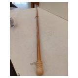 Anley 56" Pine Wooden House Flagpole