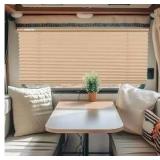 Rvingpro Rv Blinds, Cappuccino, 50 W x 24L