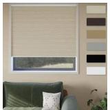MYshade Cordless Cellular Window Shades, Beige, 55 W x 72 H