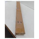 Zyrw Tension Shower Curtain Rod, Black, 51-126In