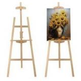 Stuelloaf Adjustable Natural Pine Wooden Painting Basic Easel