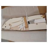 Krand Wooden Rocking Horse Baby Ride On Toy for Toddlers, Classic White