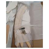 Krand Wooden Rocking Horse Baby Ride On Toy for Toddlers, Classic White