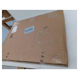 Regalo Plastic Baby Safety Gate  Gray  Sturdy Plastic Frame