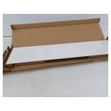 Ballucci 35.5  Floating Shelf  Wall Ledge with Invisible Bracket  8  Deep  White