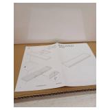 Ballucci 35.5  Floating Shelf  Wall Ledge with Invisible Bracket  8  Deep  White