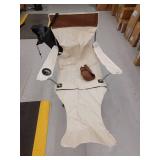 Deluxe Reclining Camping Chair with Footrest