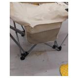 Deluxe Reclining Camping Chair with Footrest