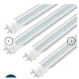 Dual Row T8 LED Light Tubes 4FT 24W (4 Pack)