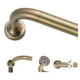 Wrap Around Curtain Rod - Antique Bronze Finish
