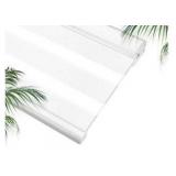 White 58x72" Horizontal Zebra Window Blinds