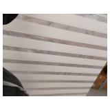 White 58x72" Horizontal Zebra Window Blinds