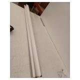 White 58x72" Horizontal Zebra Window Blinds
