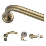 Wrap Around Curtain Rod - Antique Bronze Finish
