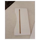 Modern Dual Monitor Stand Riser in White