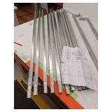 Heavy Duty Metal Backdrop Support Stand Frame (Silver) 10x20ft