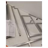 Heavy Duty Metal Backdrop Support Stand Frame (Silver) 10x20ft