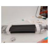 Black Steel Outdoor Stair Handrail Kit