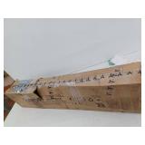 Black Steel Outdoor Stair Handrail Kit