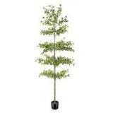 Artificial Black Olive Tree with Realistic Green Foliage