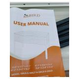 Elevated White Garden Planter Box with Legs