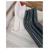 Elevated White Garden Planter Box with Legs