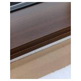 W WWEENUO Desktop Hutch Bookshelf, 2-Tier