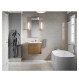 Kohler K-81147 Maxstow 15  X 40  Frameless Single Door Medicine Cabinet - Dark Anodized