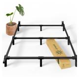 ZINUS 7 Inch Compack Metal Bed Frame, Support Bed Frame for Box Spring and Mattress Set, Black, King