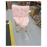 Urban Lifestyle Mongolian Butterfly Chair, Blush
