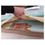 MARFULA Foldable Gymnastic Bar, Teal