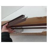 Samsung (2021) Modern Brown Frame Customizable Bezel Frame, 55-Inch