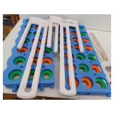 Lddal Kids Giant 4 Connect in a Row Game, Height Adjustable