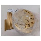 Offset Metal Champagne Flute Holder Stand for Party 3-Tier