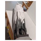 Eurmax USA NOMATTER ONE-Person Open And Close 10x10ft Pop Up Canopy Tent, White With Black Legs