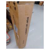 Benass 10x10 Pop Up Canopy with Sidewalls, White With Black Legs