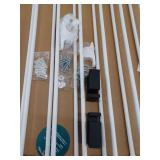 Babelio Baby Gate for Stairs, Kitchen & Doorways, 26-43" W 28" H, White