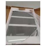 Modern Mid Century Triangle Glass Coffee Table, Black, 35.5