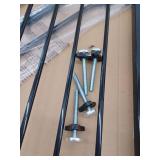 HOOEN Wide Baby Gates for Doorway Stairs 30" Tall 38.5-43.5 Inch Wide, Black