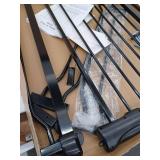 HOOEN Wide Baby Gates for Doorway Stairs 30" Tall 38.5-43.5 Inch Wide, Black