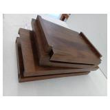 Reddy Radius Arch Side Table, Walnut