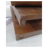 Reddy Radius Arch Side Table, Walnut