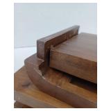 Reddy Radius Arch Side Table, Walnut