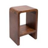 Reddy Radius Arch Side Table, Walnut
