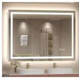 Oddsan Led Lighted Bathroom Mirror, 48x36