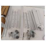 Heavy-Duty Outdoor Mini Split Wall Mount Bracket for 9000-36000 BTU, White, 2 Pack